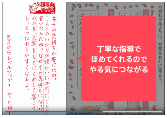 進研ゼミ小学講座の赤ペン先生の指導内容