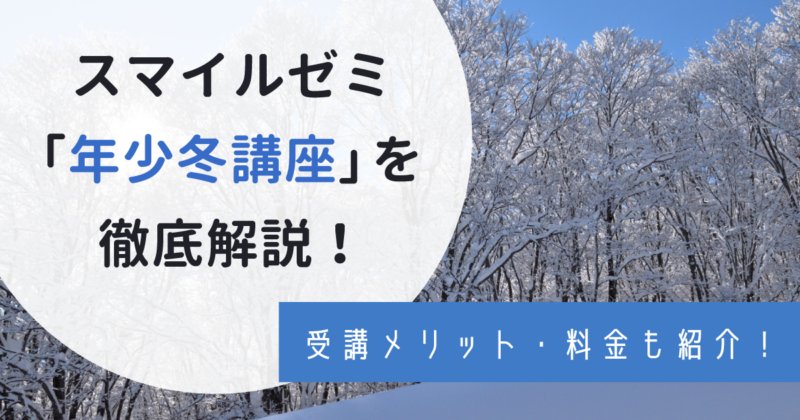 【2023年最新】スマイルゼミ年少冬講座を徹底解説！お得な情報もお教えします | わんぱく教育カンパニー