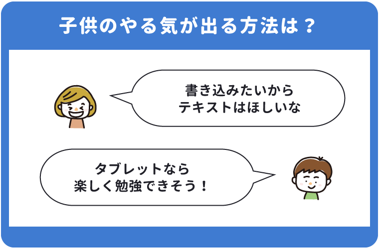 ①子供が望む学習スタイルを知る