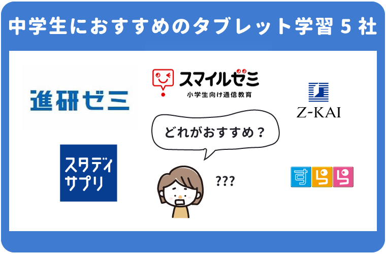 中学生におすすめのタブレット学習は 口コミを元にランキング形式で紹介 わんぱく教育カンパニー