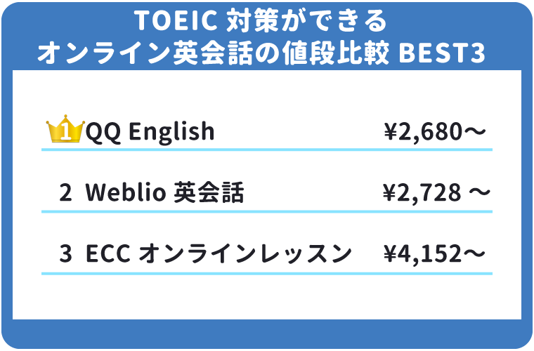 toeic 安いオンライン英会話