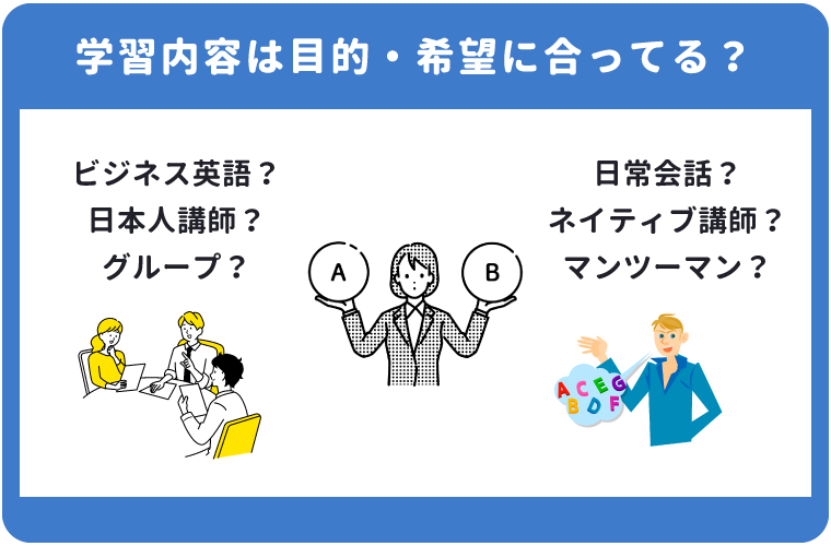 【東京】英会話教室の選び方｜目的を基準にする