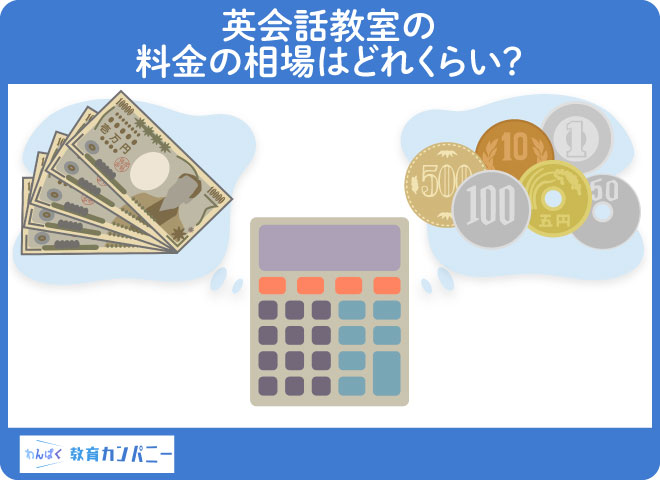 英会話教室の料金の相場はどれくらい？