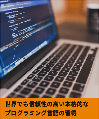 世界でも信頼性の高い本格的なプログラミング言語の習得